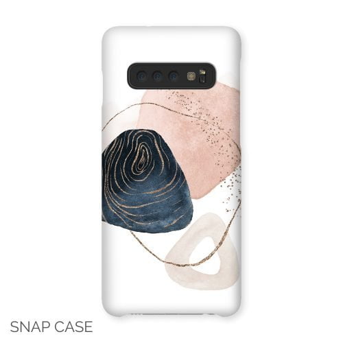 Blue and Pink Shapes Samsung Snap Case