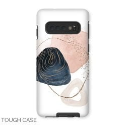 Blue and Pink Shapes Samsung Tough Case