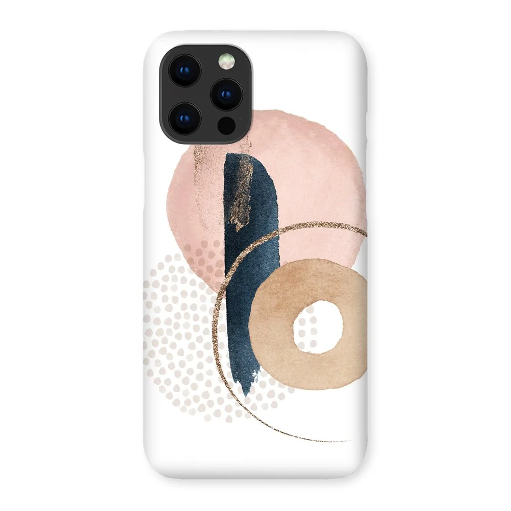 Blue and Pink Abstract Phone Case