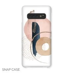 Blue and Pink Abstract Samsung Snap Case
