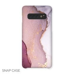 Pink and Grey Abstract Samsung Snap Case