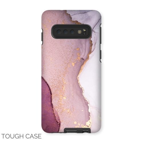 Pink and Grey Abstract Samsung Tough Case