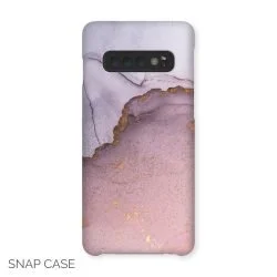Pink and Gold Abstract Samsung Snap Case
