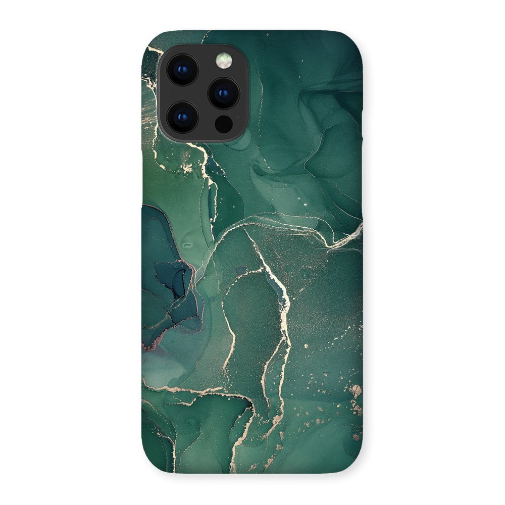 Green and Gold Abstract Phone Case