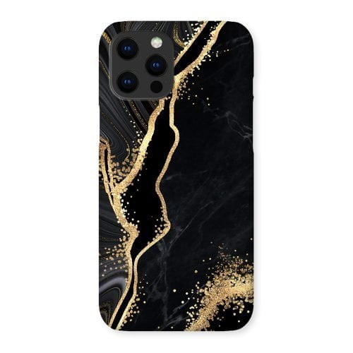 Black and Gold Marble Phone Case