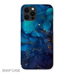 Abstract Blue Marble iPhone Snap Case