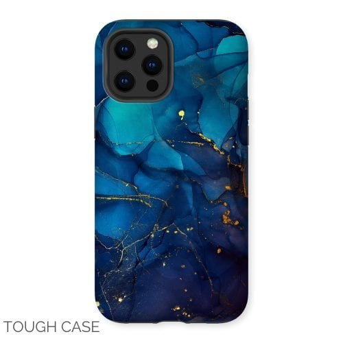 Abstract Blue Marble iPhone Tough Case