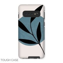 Abstract Leaf Silhouette Samsung Tough Case