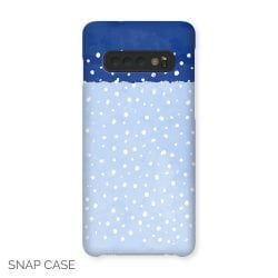 Light Blue Abstract Samsung Snap Case