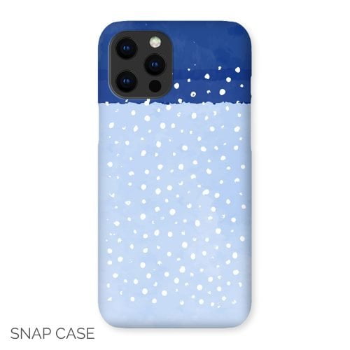 Light Blue Abstract iPhone Snap Case