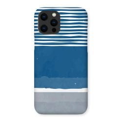 Blue and Grey Abstract Phone Case