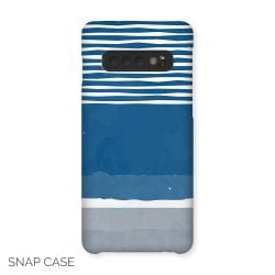 Blue and Grey Abstract Samsung Snap Case
