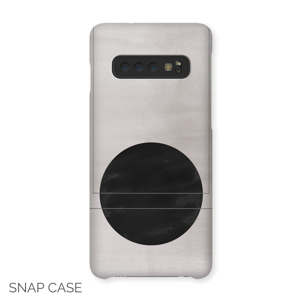 Grey Circles and Lines Samsung Snap Case