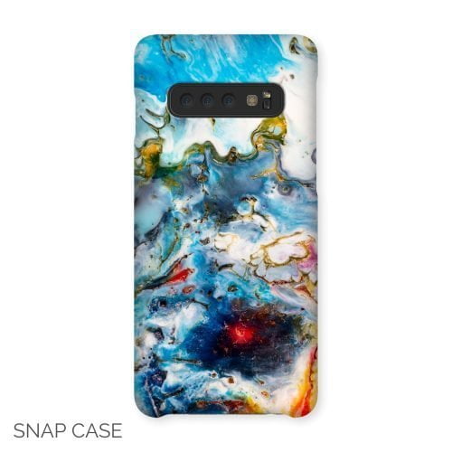Abstract Multicolour Samsung Snap Case