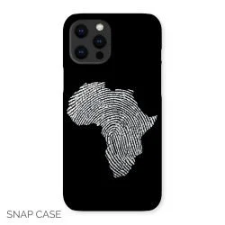 Africa Fingerprint Map iPhone Snap Case