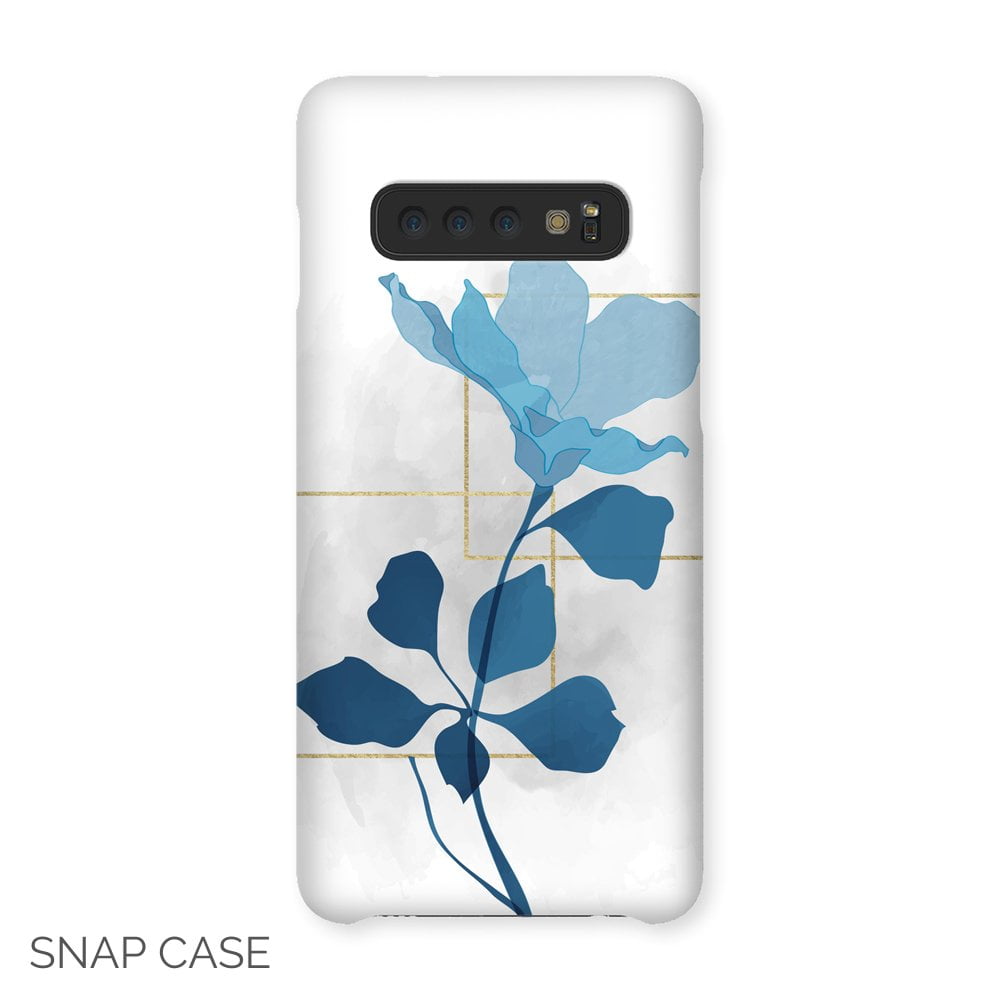 Blue Flower Samsung Snap Case