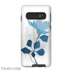 Blue Flower Samsung Tough Case