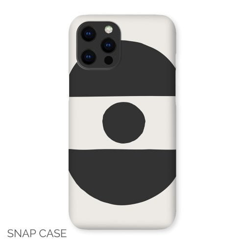 Minimalist Circles iPhone Snap Case