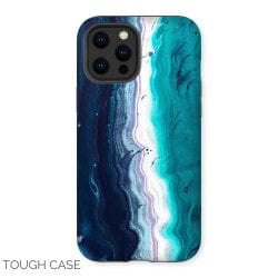 Abstract Waves iPhone Tough Case