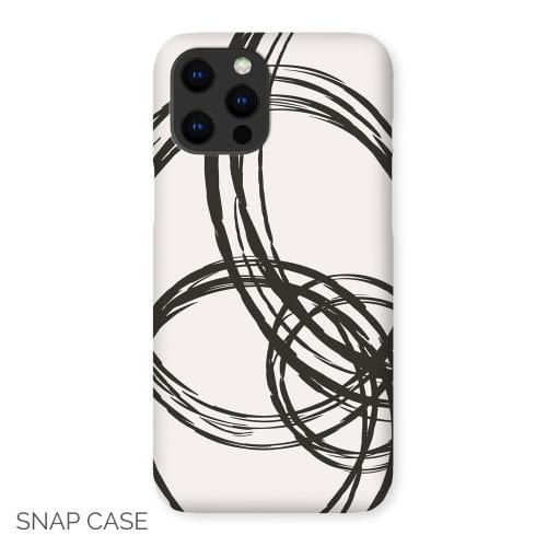 Interweaving Circles iPhone Snap Case