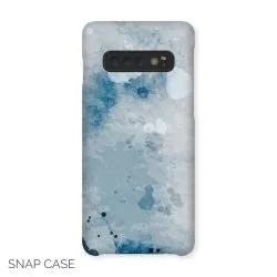 Abstract Blue Watercolour Samsung Snap Case