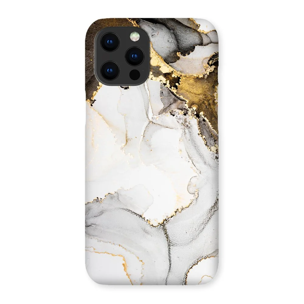 Abstract Gold Marble Phone Case