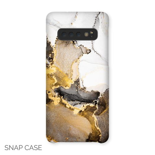 Gold Marble Samsung Snap Case