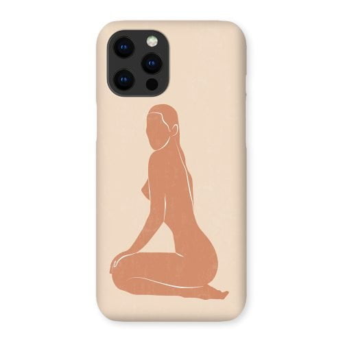 Kneeling Nude Woman Phone Case