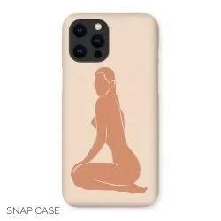 Kneeling Nude Woman iPhone Snap Case