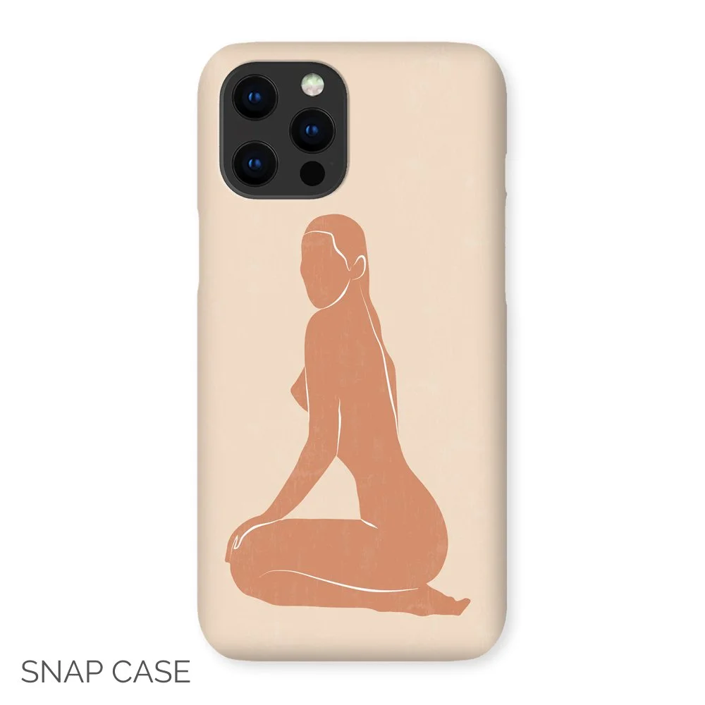 Kneeling Nude Woman iPhone Snap Case