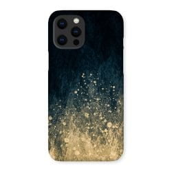 Blue and Gold Stardust Phone Case