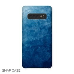Navy Watercolour Wave Samsung Snap Case